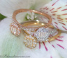 Drei bezaubernde Brillanten / Diamanten Ringe (Stacking Rings) #6