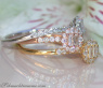 Drei bezaubernde Brillanten / Diamanten Ringe (Stacking Rings) #7
