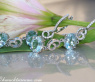 Bezaubernde Aquamarin Diamanten Ohrgehänge #3