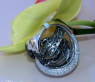 Üppiger schwarze Diamanten Ring mit weißen Brillanten #7