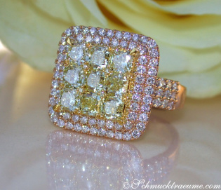 Exquisite Yellow Diamond Ring Exquisite Yellow Diamond Ring