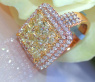 Exquisiter gelbe Diamanten Ring mit Brillanten #4