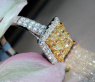 Traumhafter gelbe Diamanten Ring mit Brillanten #2