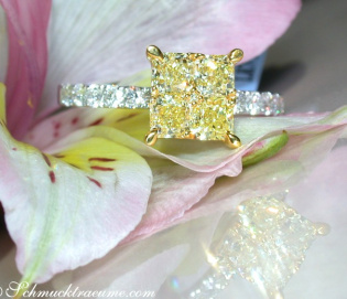 Delicate Yellow Diamond Ring Delicate Yellow Diamond Ring