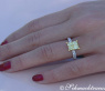 Anmutiger gelbe Diamanten Ring mit Brillanten #3