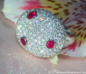Opulenter Rubin Brillanten Ring #2
