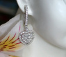 Elegante Diamant Ohrringe im Herz Design #5