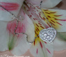 Eleganter Brillanten Herz Anhänger an Kette #3