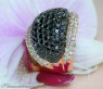 Opulenter Roségold Ring mit schwarzen Brillanten #7