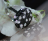 Ausgefallener Ring mit schwarzen Diamanten #3