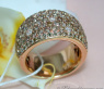 Prachtvoller Ring mit naturbraunen Brillanten #7