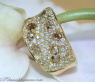 Stattlicher Ring mit weißen und naturbraunen Brillanten #5