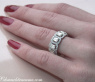 Exquisiter Brillanten Memory Ring mit Diamanten im Smaragd Schliff #5