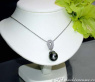 Stattlicher Tahitiperle Anhänger mit Diamanten #2