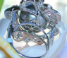 Prachtvoller Tahitiperle Ring mit Brillanten & Diamanten #6