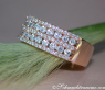 Eleganter Brillant Band Ring in Roségold #2