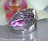 Extravaganter Gürtel Ring mit schwarzen Diamanten #11