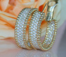Exquisite Brillanten Creolen in Gelbgold 750 #7
