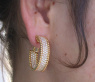 Exquisite Brillanten Creolen in Gelbgold 750 #8