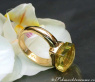 Feinster Zitronenquarz Ring #2