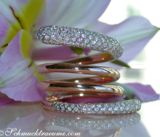 Exquisite Multi Row Diamond Ring Exquisite Multi Row Diamond Ring