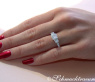 Bezaubernder Brillanten Carré Ring #4