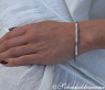 Interessanter Diamanten Armreif im Bambus Design #6