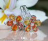 Prächtiger Doppel Blumen Ring mit Saphiren & Brillanten #3