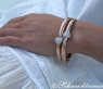 Massiv gefertigter Brillant Armreif in Roségold 750 #4