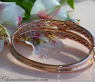 Massiv gefertigter Brillant Armreif in Roségold 750 #6