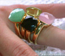 Feinster Zitronenquarz Ring #13