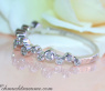 Dezenter Diamanten Memory Ring in Weißgold #3