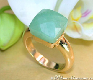 Feinster Natur Jade Ring