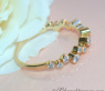 Charmanter Diamanten Memory Ring in Gelbgold #3