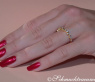 Charmanter Diamanten Memory Ring in Gelbgold #4