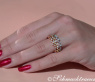 Drei grazile Diamanten Memory Ringe #5