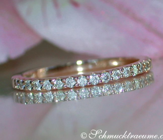 Feiner Diamanten Memory Ring in Roségold #1 Feiner Diamanten Memory Ring in Roségold #1