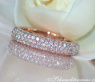 Bildschöner Brillanten Pavé Ring in Roségold #1
