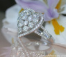 Exquisiter Brillanten Herz Ring #5
