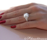 Edler Brillanten Ring mit Princess und Baguette Diamanten #4