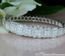 Hochkarätiger Brillanten Armreif mit Princess und Baguette Diamanten #4
