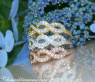 Drei Diamanten Ringe in Einem #5