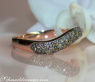 Geschwungener braune Brillanten Ring #2