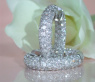 Hochkarätige Brillanten Pavé Creolen (Ø 2,40 cm) #3