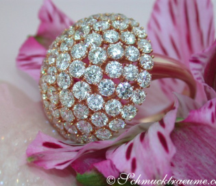 Unique Diamond "Mushroom" Style Ring Unique Diamond "Mushroom" Style Ring
