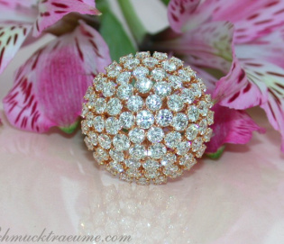 Unique Diamond "Mushroom" Style Ring Unique Diamond "Mushroom" Style Ring
