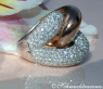 Auffallend schwerer Brillanten Ring in Roségold #3