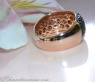 Edler Pavé Ring mit schwarzen Diamanten im Wellen Design #7