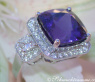 Erlesener AAA Tansanit Ring mit Brillanten & Diamanten #2