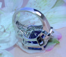 Erlesener AAA Tansanit Ring mit Brillanten & Diamanten #6